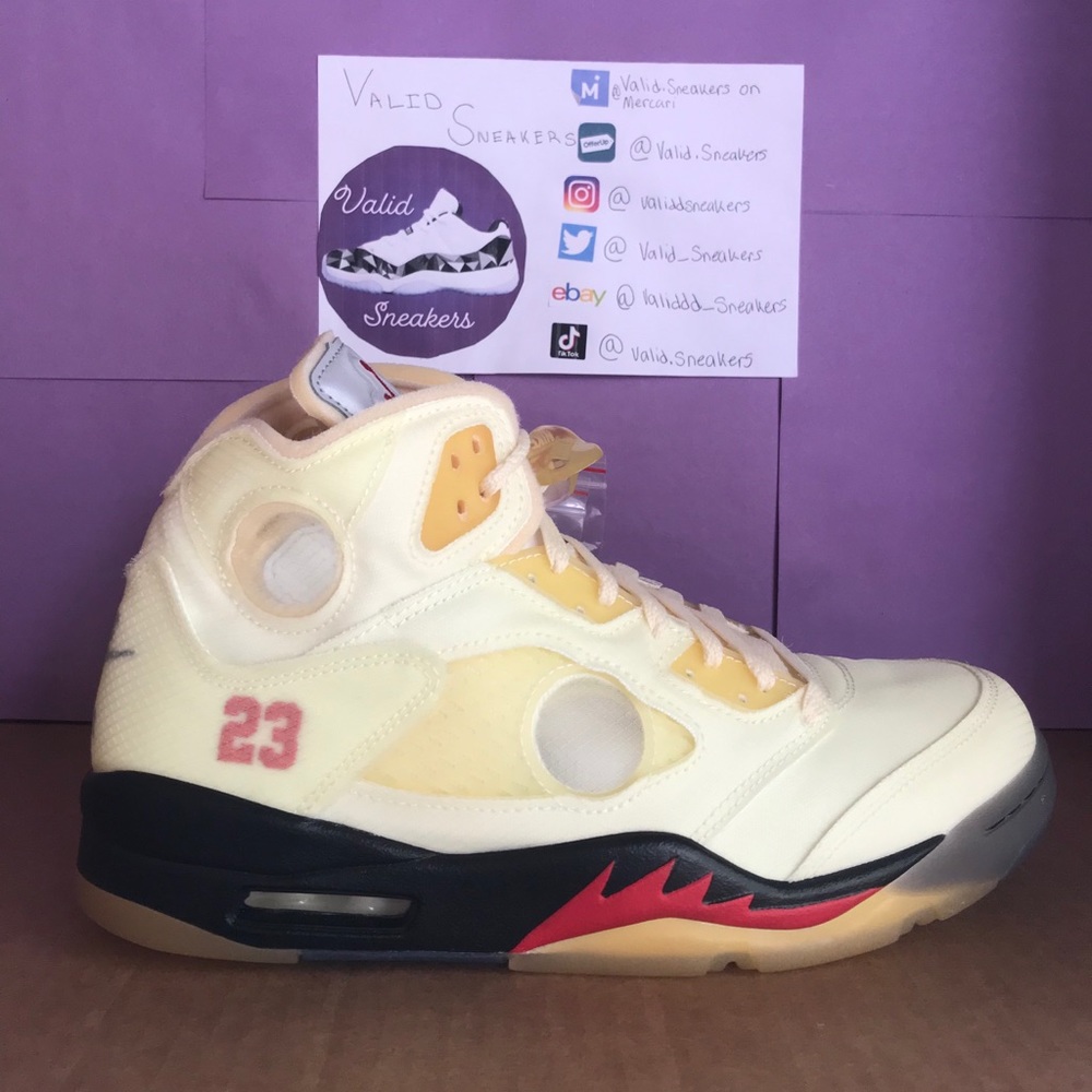 Jordan 5 Off White 'Sail'